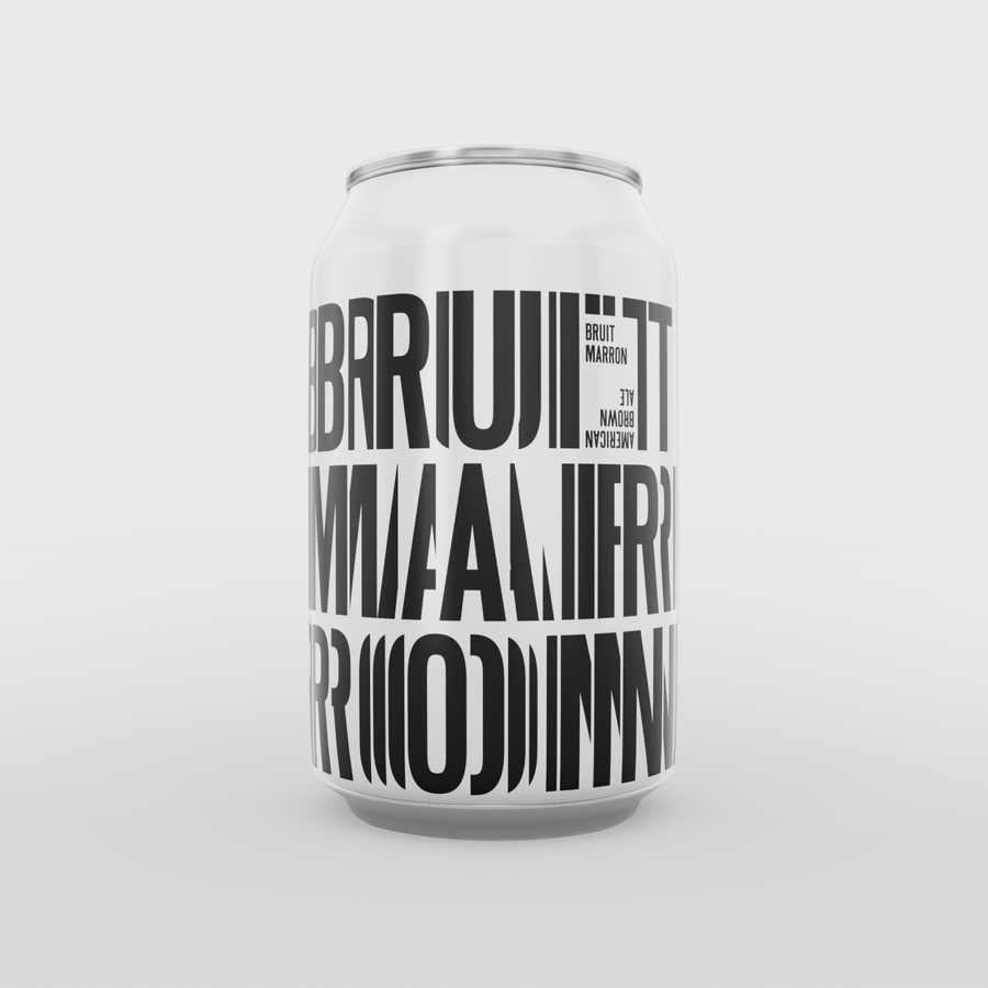 Bruit Marron - American Brown Ale (Collab label Bruit Marron)