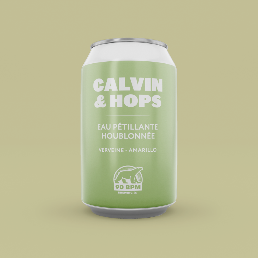 Calvin & Hops - Eau pétillante houblonnée Verveine Amarillo