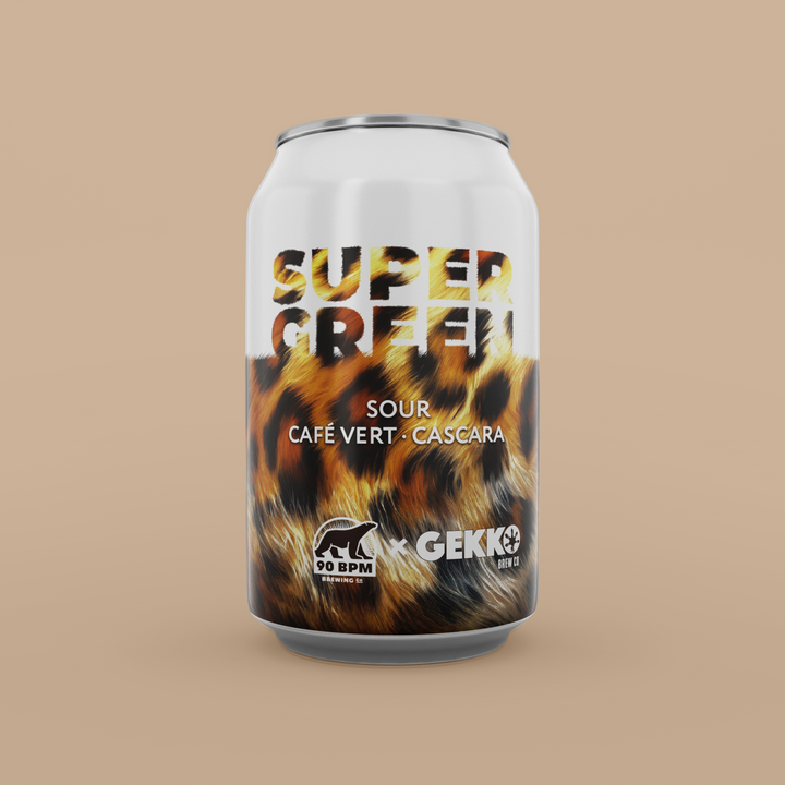 90 BPM Super Green - Sour Café Vert Cascara (Collab Gekko Brewing Co.) - 90 BPM Brewing Co.